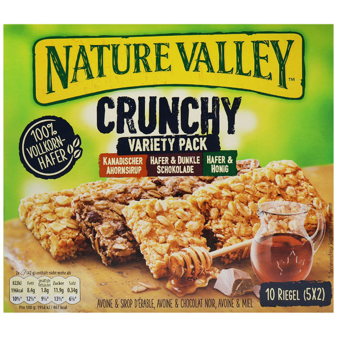 Nature Valley Müsliriegel Gemischte Sorten, 5x2er Pack